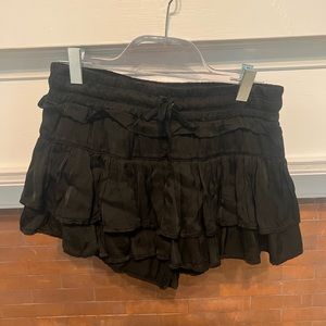 Sofia Collection Black Silk Skort (NWT)